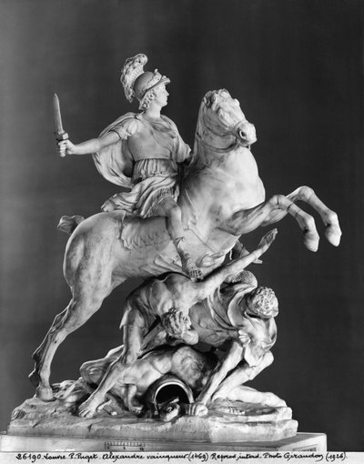 Alexander Victorious, after 1683 by Pierre Puget
