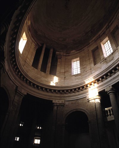 Baroque architecture: Chapel of the Old Charite, monastery of Marseille, by architect Pierre Puget. Internal view. Marseille by Pierre Puget