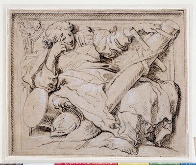 Low Relief Project for the Canopy of the Church of Santa Maria Assunta di Carignano, Representing Esperance by Pierre Puget