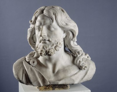 Salvator Mundi. Bust Representing Christ as the Savior of the World by Pierre Puget