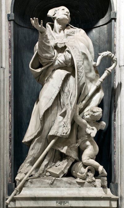 St Alexander Sauli (Sculpture) by Pierre Puget