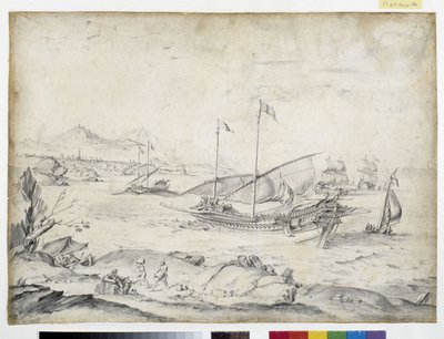 View of the harbor of Marseille by Pierre Puget