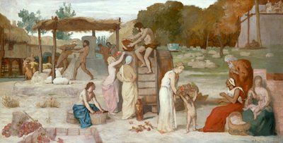 Cider, c.1864 by Pierre Puvis de Chavannes