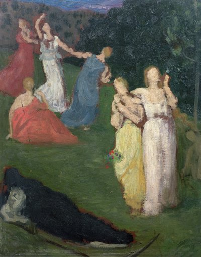 Death and the Maidens by Pierre Puvis de Chavannes