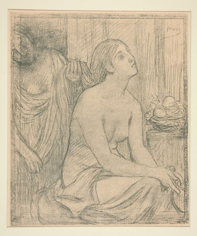 The Toilette by Pierre Puvis de Chavannes