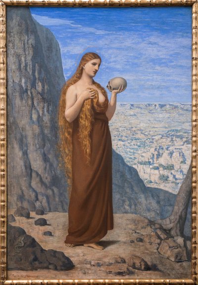 Mary Magdalene in the Desert by Pierre Puvis de Chavannes
