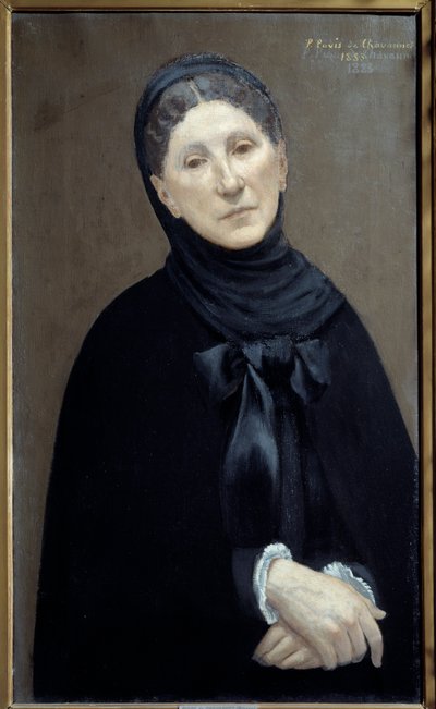 Portrait of Princess Marie Cantacuzene, Woman of the Artist by Pierre Puvis de Chavannes