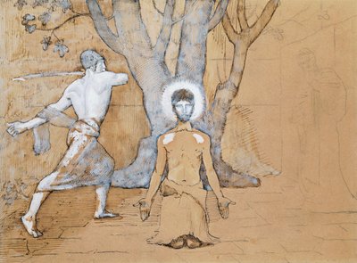 Study for Beheading of John Baptist by Pierre Puvis de Chavannes