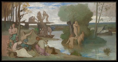 The River by Pierre Puvis de Chavannes