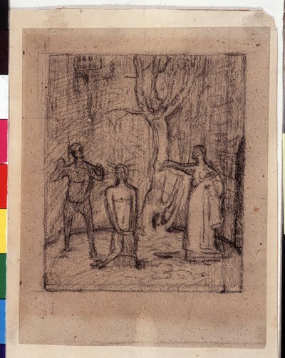 The decollation of Saint John the Baptist by Pierre Puvis de Chavannes