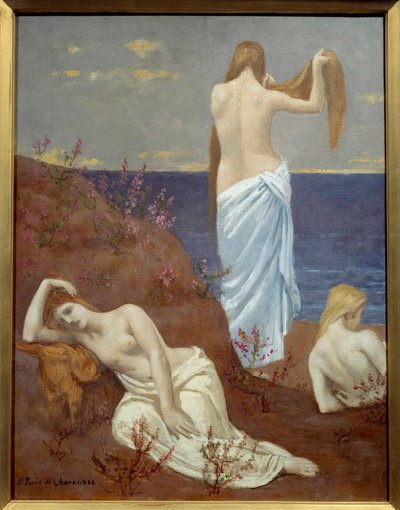 Young Girls on the Seaside by Pierre Puvis de Chavannes