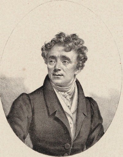 Portrait of the Opera Singer Louis Antoine Eléonore Ponchard, ca. 1835 by Pierre Roch Vigneron