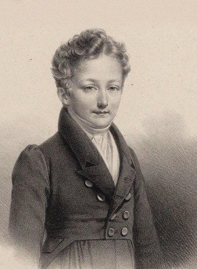Portrait of the Pianist and Composer Sigismund Thalberg 1812-1871, 1826 by Pierre Roch Vigneron