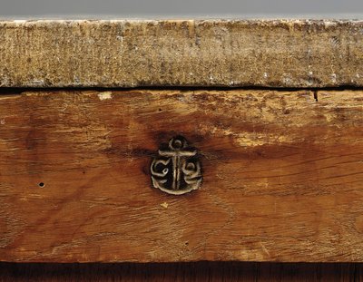 Detail of a Louis XV Commode by Pierre Roussel