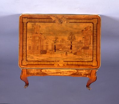 Transitional table a la Bourgogne by Pierre Roussel