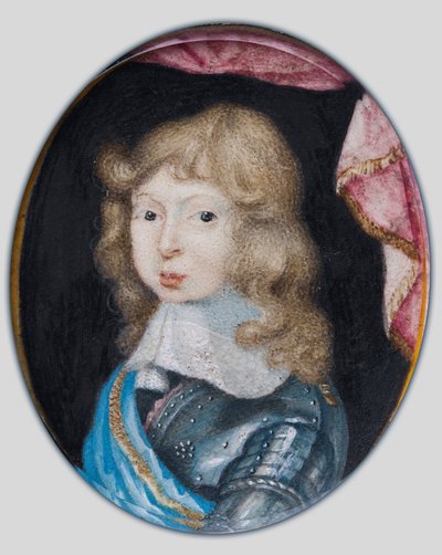 Miniature of Charles XI, King of Sweden as a Child by Pierre Signac