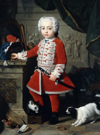 Portrait of a Young Boy in Hungarian Dress by Pierre Subleyras