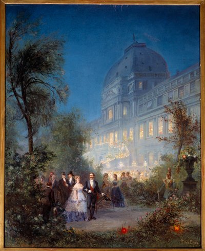 Night party at the Tuileries on June 10 by Pierre Tetar van Elven