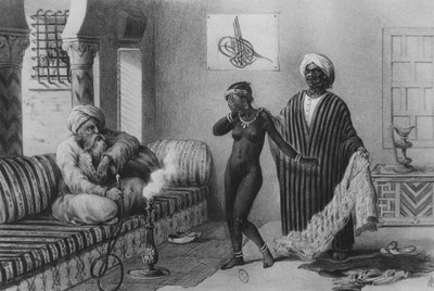 A Young Girl from Timbuktu Being Offered by a Slave Master in Tripoli in 1854, from 