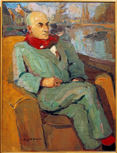 Portrait of Max Jacob by Pierre de Belay