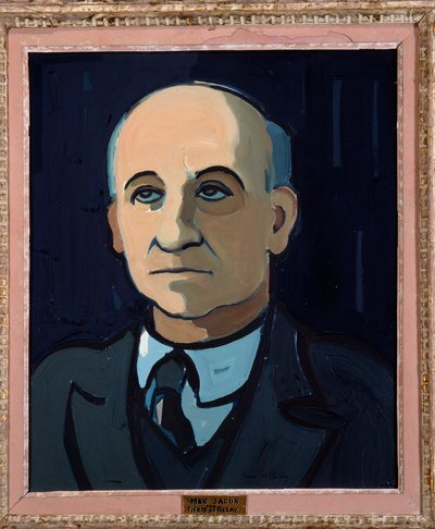 Portrait of the French Poet Max Jacob by Pierre de Belay