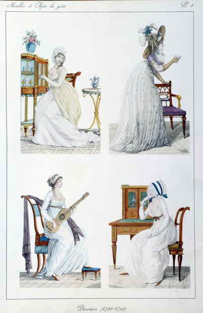 Portraits of Women of the Period Executive Board by Pierre de La Mesangere