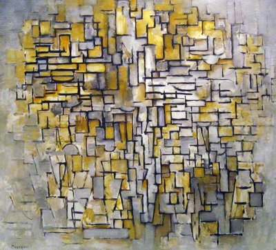 Composition No. VII, 1913 by Piet Mondrian