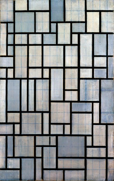 Composition with Grid 2 by Piet Mondrian