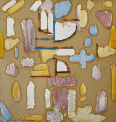 Composition with Pink, Blue, Yellow and white, c.1912 by Piet Mondrian