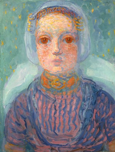 Zeeland Little Girl by Piet Mondrian