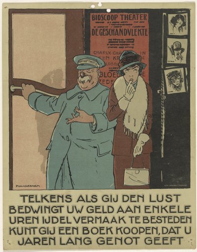 Doorman for a Cinema Theater (Campaign to Promote the Book series) by Piet van der Hem