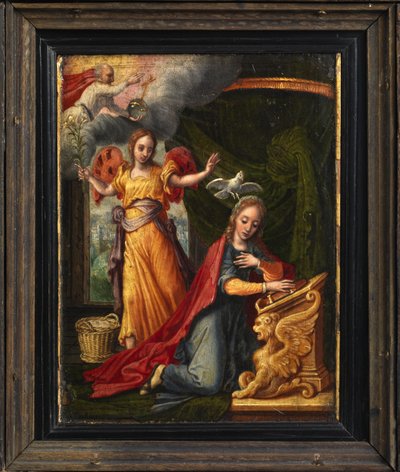 Annunciation (detail) by Pieter Aertsen