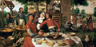 Village Festival by Pieter Aertsen