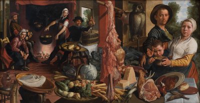 The Fat Kitchen. An Allegory by Pieter Aertsen