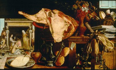 Vanity Still Life (Christ in the House of Martha and Mary) by Pieter Aertsen