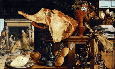 Vanity Still Life (Christ in the House of Martha and Mary) by Pieter Aertsen