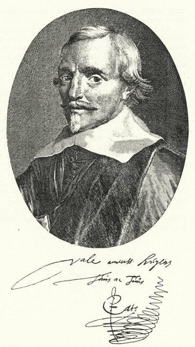 Jacob Cats, Dutch poet and diplomat by Pieter (attr.to) Dubordieu