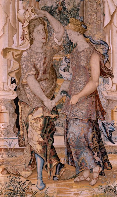 Vertumnus Reveals His Identity to Pomona by Pieter (circle of) Coecke van Aelst