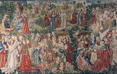 The Parable of the Laborers in the Vineyard, c.1500 by Pieter (studio of) Coecke van Aelst
