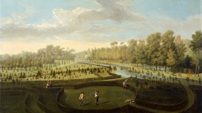 The Gardens at Chiswick House from the West by Pieter Andreas Rysbrack