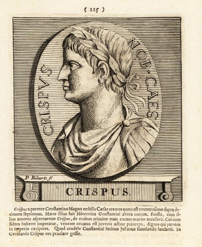 Flavius Julius Crispus, Son of Roman Emperor Constantine the Great by Pieter Bodart