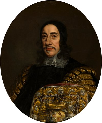 Portrait of Sir Orlando Bridgeman 1st Bt. As Lord Keeper of the Great Seal by Pieter Borsseler