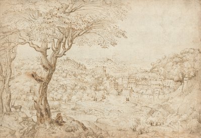 Landscape with the Penitence of Saint Jerome by Pieter Bruegel the Elder