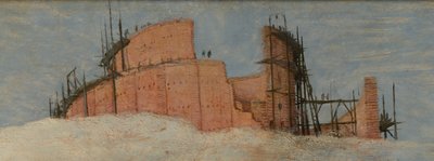 Detail from the Great Tower of Babel in Vienna by Pieter Brueghel the Elder