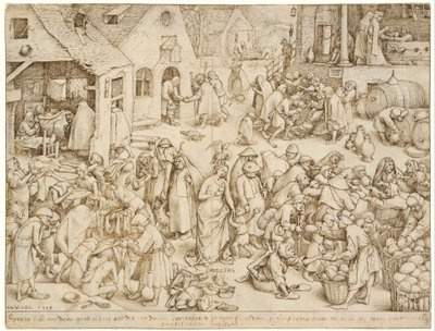 The Seven Virtues: Charity by Pieter Brueghel the Elder