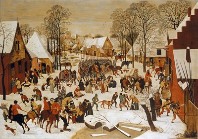 A Winter Scene with Massacre of the Innocents by Pieter Brueghel the Younger