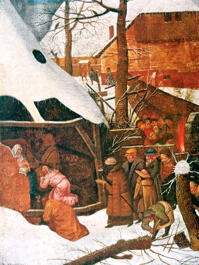 The Adoration of the Magi (detail) by Pieter Brueghel the Younger