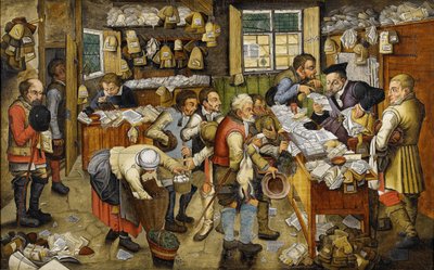 The Payment of the Tithes (known as Village Lawyer) by Pieter Brueghel the Younger