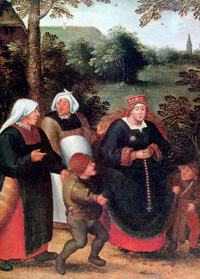 The Procession of the Bride, c1584-1638 by Pieter Brueghel the Younger