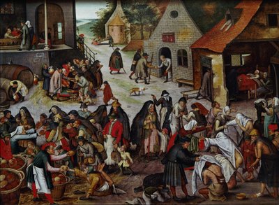 The Seven Works of Mercy by Pieter Brueghel the Younger